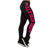 Letter Print Sporting Leggings Plus Size High Elastic Slimming Dancing Pants Fitness Female For Bodybuilding Aerobics Exercise