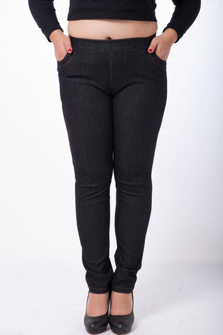 Push UP Jeans Woman Large Size Stretch Tight Mom Jeans Big Size Denim Pants Women Trouser 2022 Brand Black Blue 5XL 4XL