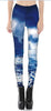 Lightening Plus Size womens Black leggings S To 4xL Blue Rainbow Sky View Women fitness clothing Pants