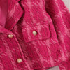 Lightly mature ladies autumn product suit short suit jacket top high waist skirt two-piece female