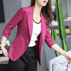 Linen Cotton Blazers and Jackets Women Plus Size 2022 Ladies Blaser Feminino Casual Slim Women's Coat Feminine Female Blazer