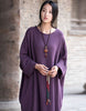 Linen dress big size Batwing Cotton Women Long Dress Oversized Zen style Solid Robe ete 2022 Femme Gown Loose Casual Maxi Dress