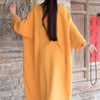 Linen dress big size Batwing Cotton Women Long Dress Oversized Zen style Solid Robe ete 2022 Femme Gown Loose Casual Maxi Dress