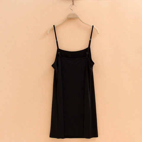 Lining For Dress Suspenders Elastic Base Vestidos Lined Boho People Style Under Dresses Beach Dress Camisole