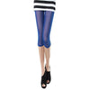 Hot Selling Fresh Stylish Women's Elastic Mesh Leggings Thin Short Mid-Calf Leggings Candy Color Half Pants Female