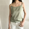 Lizkova Summer Satin Camisole Women 2022 Sleeveless Haut Femme Ladies Holidday Beach Casual Tops