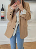 Lnsozkdg Spring Summer Style Short-Height Skirt Outfit Western Style High Suit Jacket Korean Autumn with Two-Piece Women Y2k