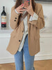 Lnsozkdg Spring Summer Style Short-Height Skirt Outfit Western Style High Suit Jacket Korean Autumn with Two-Piece Women Y2k