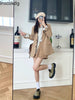 Lnsozkdg Spring Summer Style Short-Height Skirt Outfit Western Style High Suit Jacket Korean Autumn with Two-Piece Women Y2k