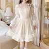 Lolita Kawaii Dress Women Casual Long Sleeve Vintage Y2k Mini Dress Female Japanese Style One Piece Dress Korean 2022 Autumn