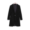 Long Blazer Women Black Velvet Coat Spring Vogue Punk Woman Blazers Female Jacket Blazer Mujer Vintage Outwear Women 70X004