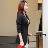 Long Blazer Women Jacket Casual Plus Size Ladies Blazers Feminino Manga Longa Womens Spring Jackets Elegant Office Suits 60N0316