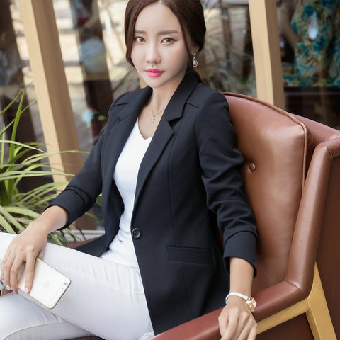 Long Blazer Women Suit Feminino New 2022 Fashion Autumn Jacket Coat Female Clothing Long Sleeve Work Femme Blaser Mujer