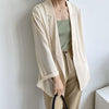 Long Blazers Women Thin Summer Ropa De Mujer Office Lady Sun-proof Cool Streetwear England Style Stylish Loose Ins Retro