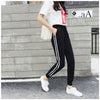 Long Lei Pants Women Bottoms Summer Spring Female Clothes Double Striped Jogger Haren Pants Sweatpants Sportswe Trousers