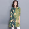 Long Oversize Shirt Women Blouse 2022 Autumn Winter Flower Print Loose Long Sleeve Blouse Women Tunic Tops Plus Size blusas