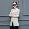 Long Plus Size Blazer Women Red Casual 5Xl Korean Woman Office Blazer Femme Abrigo Mujer Long Jacket Women Blazers Slim P6C1206