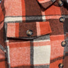 Long Shirt Jacket Winter Plaid Shirt Women Checkered Jacket Coat Oversized Woolen Overcoat Female Loose Thick Outerwear