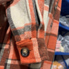 Long Shirt Jacket Winter Plaid Shirt Women Checkered Jacket Coat Oversized Woolen Overcoat Female Loose Thick Outerwear