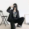 Long Sleeve Blazers Women Simple Black Outwear Single Breasted Spring Autumn Casual Tops Ladies Business Elegant Clothing Korean