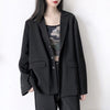 Long Sleeve Blazers Women Simple Black Outwear Single Breasted Spring Autumn Casual Tops Ladies Business Elegant Clothing Korean