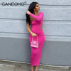 Long Sleeve One Shoulder Sexy Maxi Dress For Women Elegant Cut Out Party Prom Evening Bodycon Long Dresses 2023 Fall White Brown