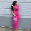 Long Sleeve One Shoulder Sexy Maxi Dress For Women Elegant Cut Out Party Prom Evening Bodycon Long Dresses 2023 Fall White Brown