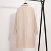 Long double breasted solid breif blazer women 2023 Spring Autumn Loose Jacket korean Suit