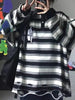 Loose 90s Harajuku Hoodies Women Men Vintage Striped Oversized Sweatshirts Autumn Casual Harajuku Hoodie Sudadera Y2k Grunge