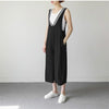 Loose Wide Leg Elegant Jumpsuit V Neck Backless Strapless Back Sexy Rompers Womens Jumpsuit
