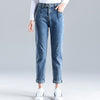 Loose jeans denim women high waist skinny design  cotton plus size S-5XL daily casual jeans