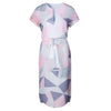 Summer Dress Women 2022 Sundress Vestidos White Casual Print Short Sleeve Plus Size Bandage Women's Dresses Robe Femme