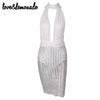 Changeable Geometry Suspenders Sequined Party Dress TB 9158