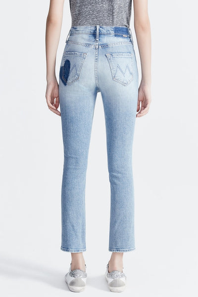 Love print women jeans slim casual wild lady jeans