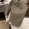 Luck A Spring Autumn Vintage Blazer Plaid Koeran Style Coat Casual Elegant Woolen Blazer Coat Outwears