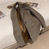 Luck A Spring Autumn Vintage Blazer Plaid Koeran Style Coat Casual Elegant Woolen Blazer Coat Outwears