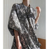 Luxi French sweet long sleeve floral dress in 2022 spring