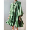 Luxi French sweet long sleeve floral dress in 2022 spring