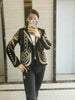 Beading Elegant buttons women blazers  long sleeve 2023 Spring female blazer jackets Office ladies coats LT945S30