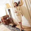 Brand Blazers Women Set Two Piece Suits Runway Designers Elegant 2022 Autumn Winter Suit Jacket Coat Midi Skrits Outfits