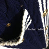 Design 2022 autumn letter single breasted stripe contrast waist elastic knitted long sleeve women's dress