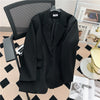 Green Blazers for Women Elegant Stylish Jacket Double Breasted Oversized Office Suits Casual Coats Autumn 2023