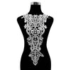 flower white Embroidery lace fabric trim ribbon DIY sewing bridal applique collar craft guipure dress wedding decor