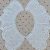 white cotton Embroidery Lace Fabric DIY applique collar trim ribbon neckline craft Sewing guipure wedding dress decor