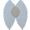 white cotton Embroidery Lace Fabric DIY applique collar trim ribbon neckline craft Sewing guipure wedding dress decor
