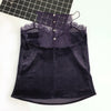 M&B high quality fashion lace hollow out sleeveless Backless velvet top women 2022 summer black tank vest halter top camisole