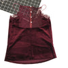 M&B high quality fashion lace hollow out sleeveless Backless velvet top women 2022 summer black tank vest halter top camisole
