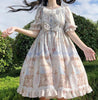 MAGOGO Original Flower OP Lolita Dress Women Costume Dress Kawaii Flower Dress  Sweet Dress Hot