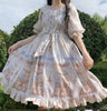 MAGOGO Original Flower OP Lolita Dress Women Costume Dress Kawaii Flower Dress  Sweet Dress Hot