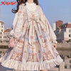 MAGOGO Original Flower OP Lolita Dress Women Costume Dress Kawaii Flower Dress  Sweet Dress Hot